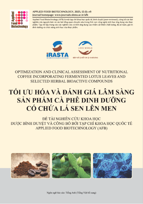 Love World công bố đề tài khoa học trên tạp chí quốc tế AFB - Ảnh 1. Love World công bố đề tài khoa học trên tạp chí quốc tế AFB - Ảnh 1.