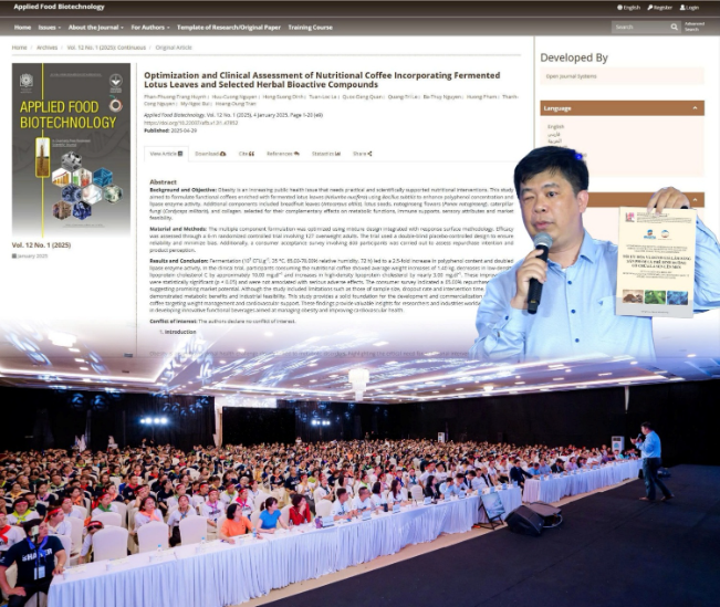 Love World công bố đề tài khoa học trên tạp chí quốc tế AFB - Ảnh 3. Love World công bố đề tài khoa học trên tạp chí quốc tế AFB - Ảnh 3.