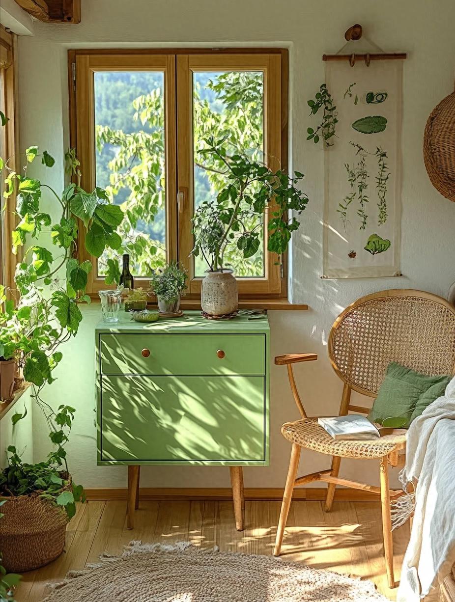 Cặp đôi biến nhà cũ 102m² thành “vườn xuân” với chưa đến 30 triệu đồng chỉ nhờ một màu sơn- Ảnh 1.