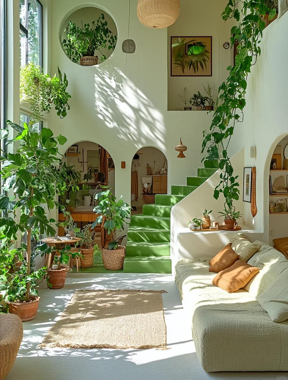 Cặp đôi biến nhà cũ 102m² thành “vườn xuân” với chưa đến 30 triệu đồng chỉ nhờ một màu sơn- Ảnh 6.