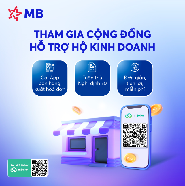 Nghị định 70 bắt buộc hoá đơn điện tử, MB tặng app giúp tự xuất hoá đơn - Ảnh 1. Nghị định 70 bắt buộc hoá đơn điện tử, MB tặng app giúp tự xuất hoá đơn - Ảnh 1.