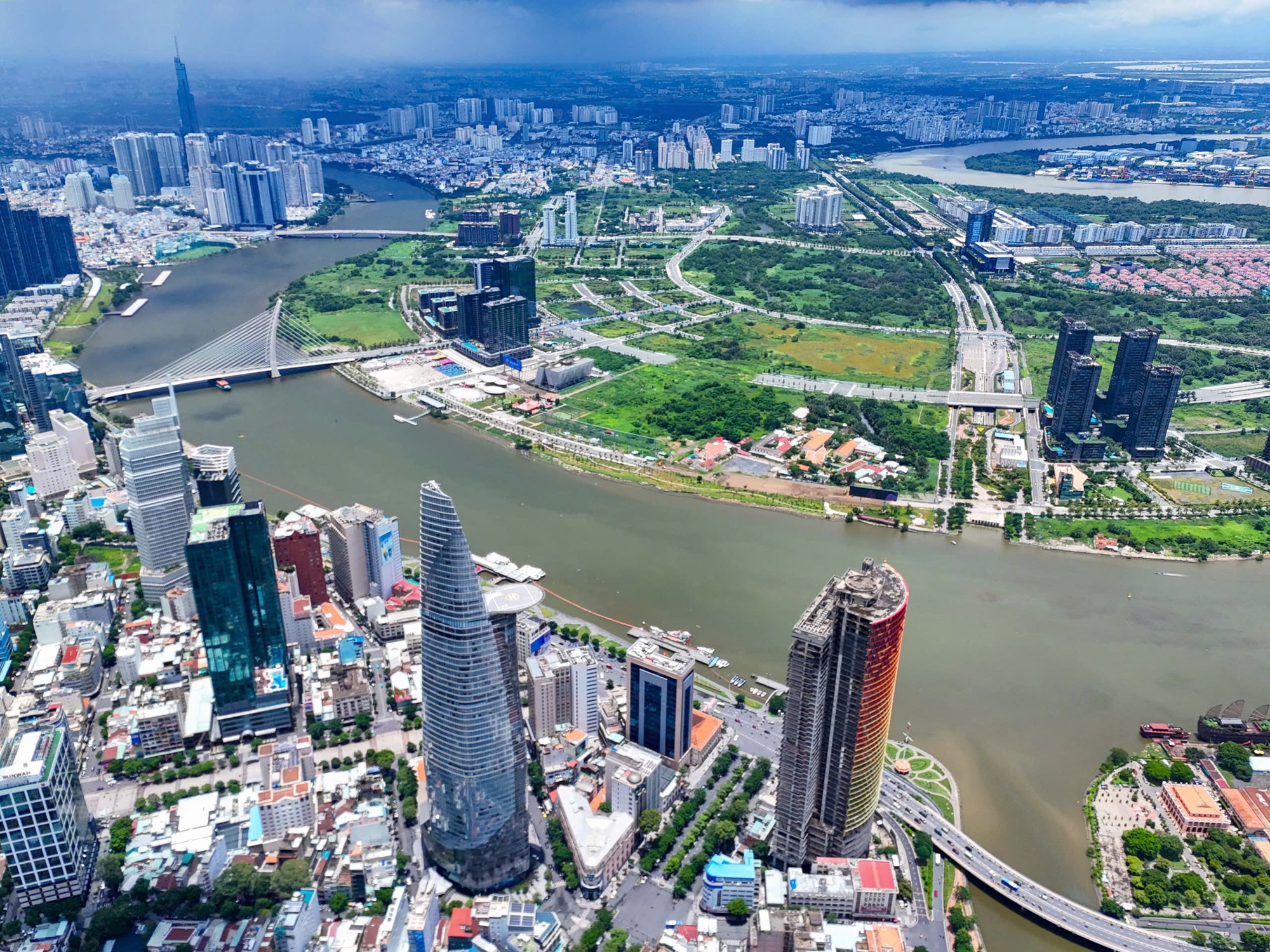 THACO đề xuất đầu tư quảng trường, khu lâm viên sinh thái ở Thủ Thiêm - Ảnh 1.