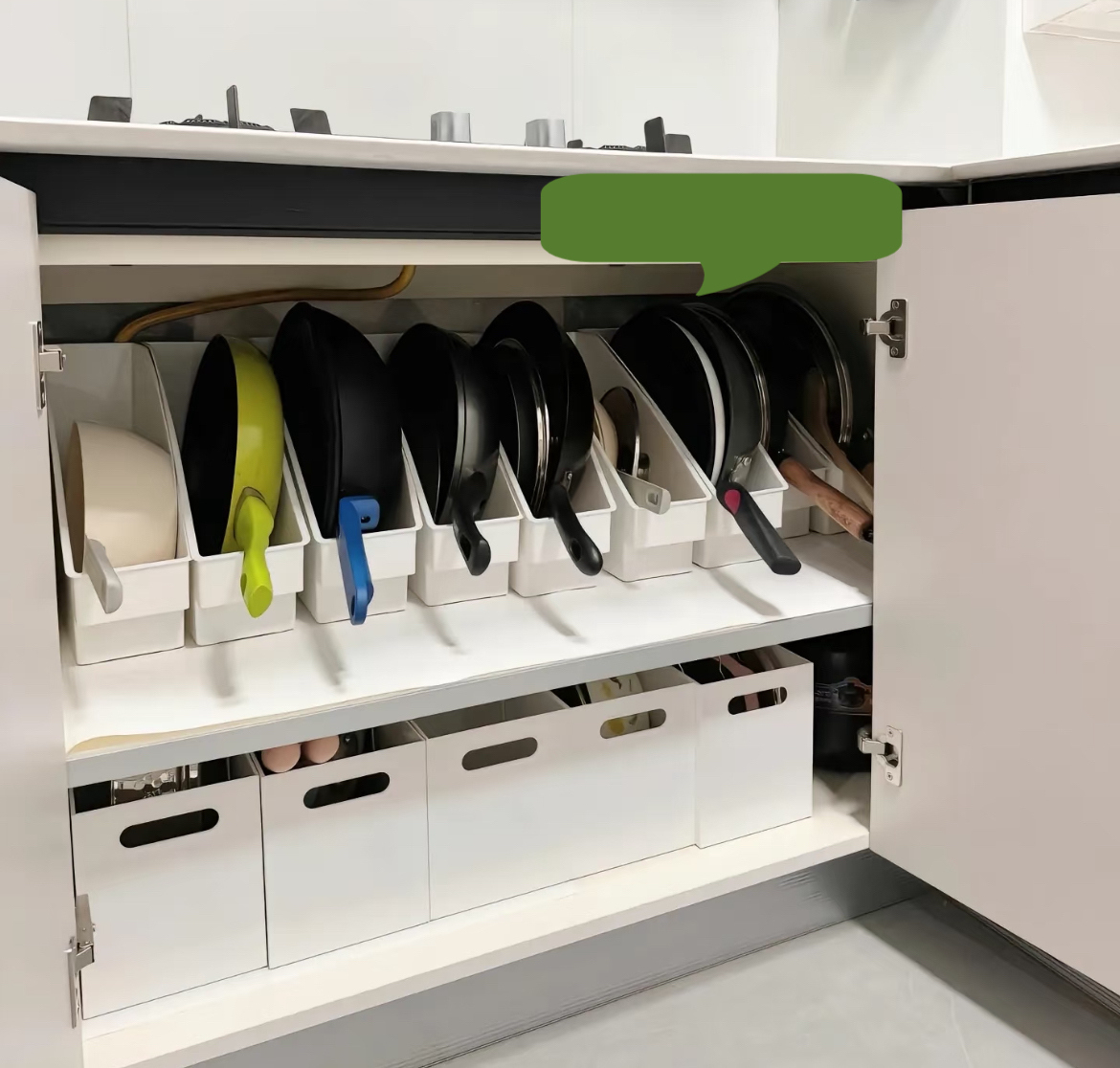 Tôi thử 10 cách cất nồi của cư dân mạng và bếp của tôi gọn hơn cả showroom!- Ảnh 16.