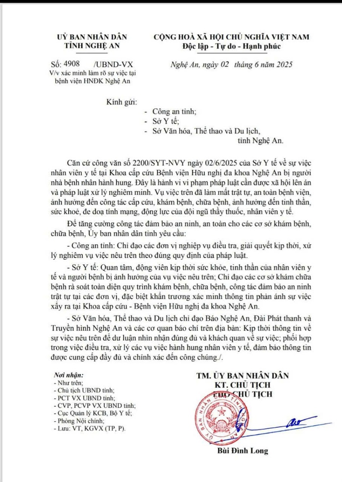 Thông tin mới vụ nữ nhân viên y tế bị hành hung tại bệnh viện- Ảnh 2.