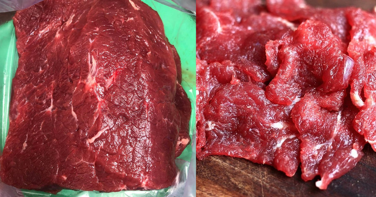 Thịt bò thật/giả rất giống nhau NHƯNG vẫn có 5 khác biệt, người bán đừng hòng lừa được tôi nhé!- Ảnh 1. Thịt bò thật/giả rất giống nhau NHƯNG vẫn có 5 khác biệt, người bán đừng hòng lừa được tôi nhé!- Ảnh 1.