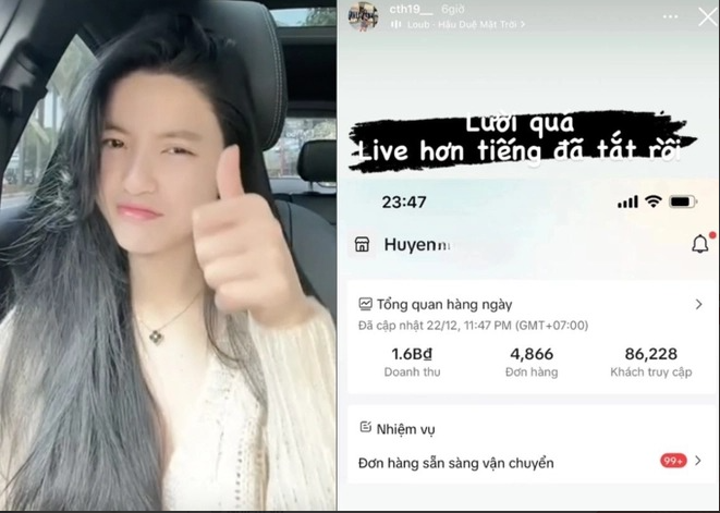 Chu Thanh Huyền khoe doanh thu bán hàng trong hơn 60 phút được 1,6 tỷ đồng với gần 5 nghìn đơn hàng