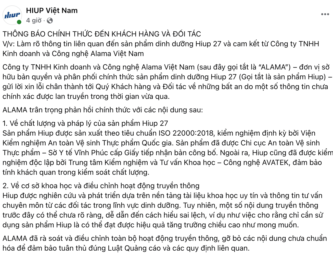 Toàn cảnh vụ MC, BTV nổi tiếng quảng cáo sữa giả HIUP: Xin lỗi, chịu phạt, kêu oan... khán giả từ chối tin- Ảnh 3.