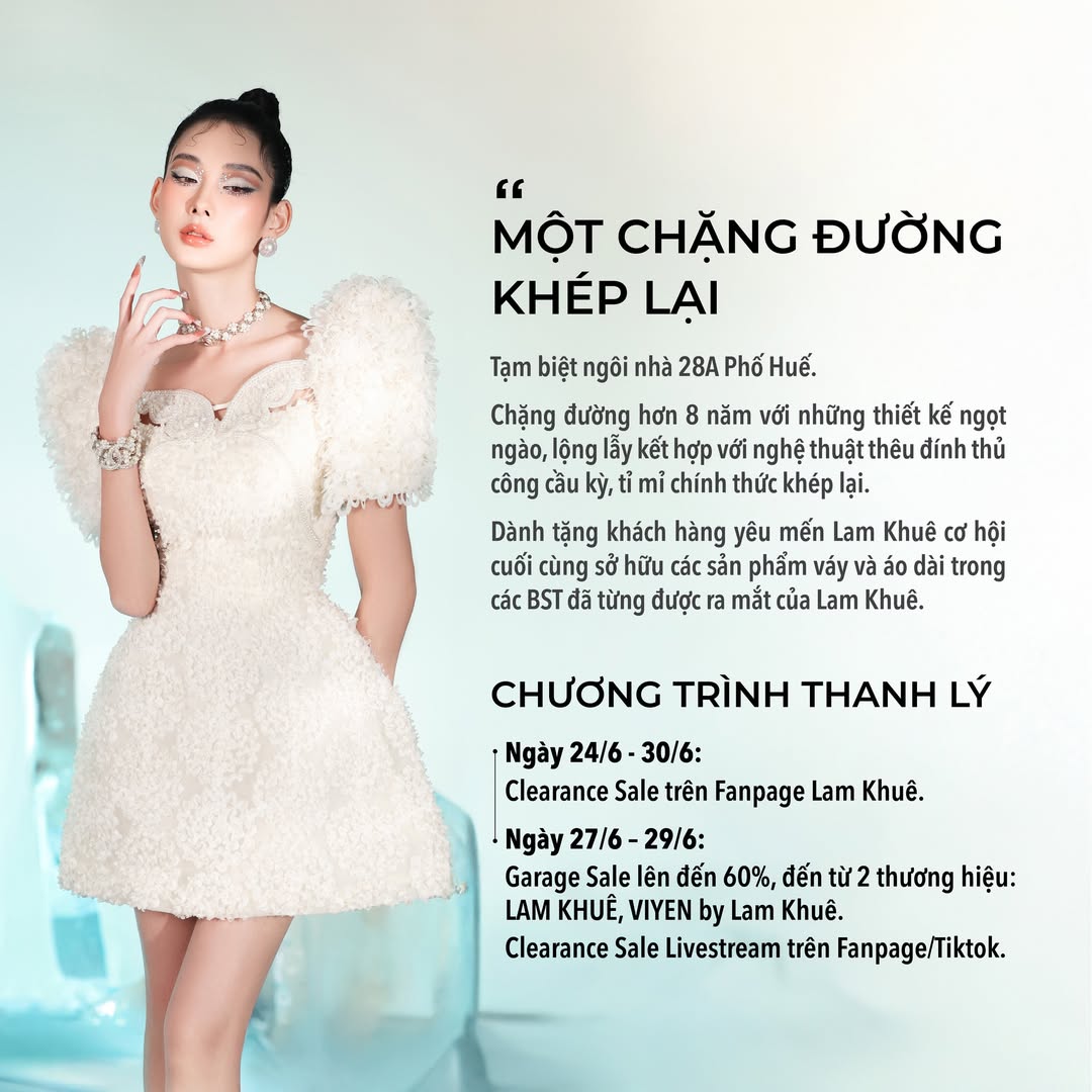 Thương hiệu thời trang nữ chuyên áo dài bất ngờ đóng cửa sau 8 năm hoạt động - Ảnh 1.
