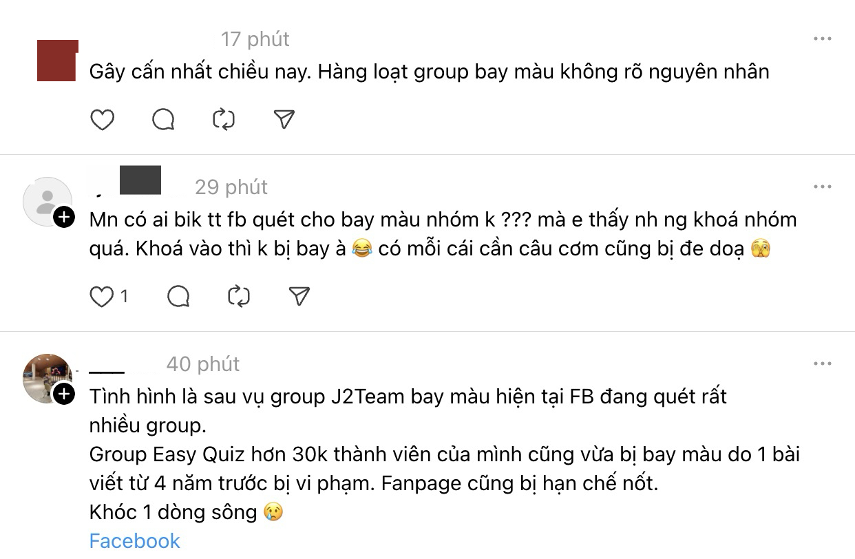 Nóng: Hàng loạt hội nhóm Facebook "bay màu" không rõ nguyên nhân trong ngày 24/6- Ảnh 6.