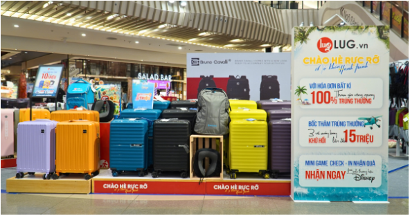 LUG "châm ngòi" mùa hè rực rỡ tại Aeon Mall Hà Đông: Vali từ 399K, quét sạch quà tặng 100%- Ảnh 1.