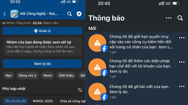 Vụ hàng loạt nhóm trên Facebook bất ngờ "bay màu": Meta xác nhận do lỗi kỹ thuật và đang khắc phục- Ảnh 2.