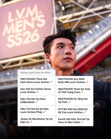 HIEUTHUHAI gây chú ý khi ngồi front-row tại show nam Louis Vuitton- Ảnh 2.