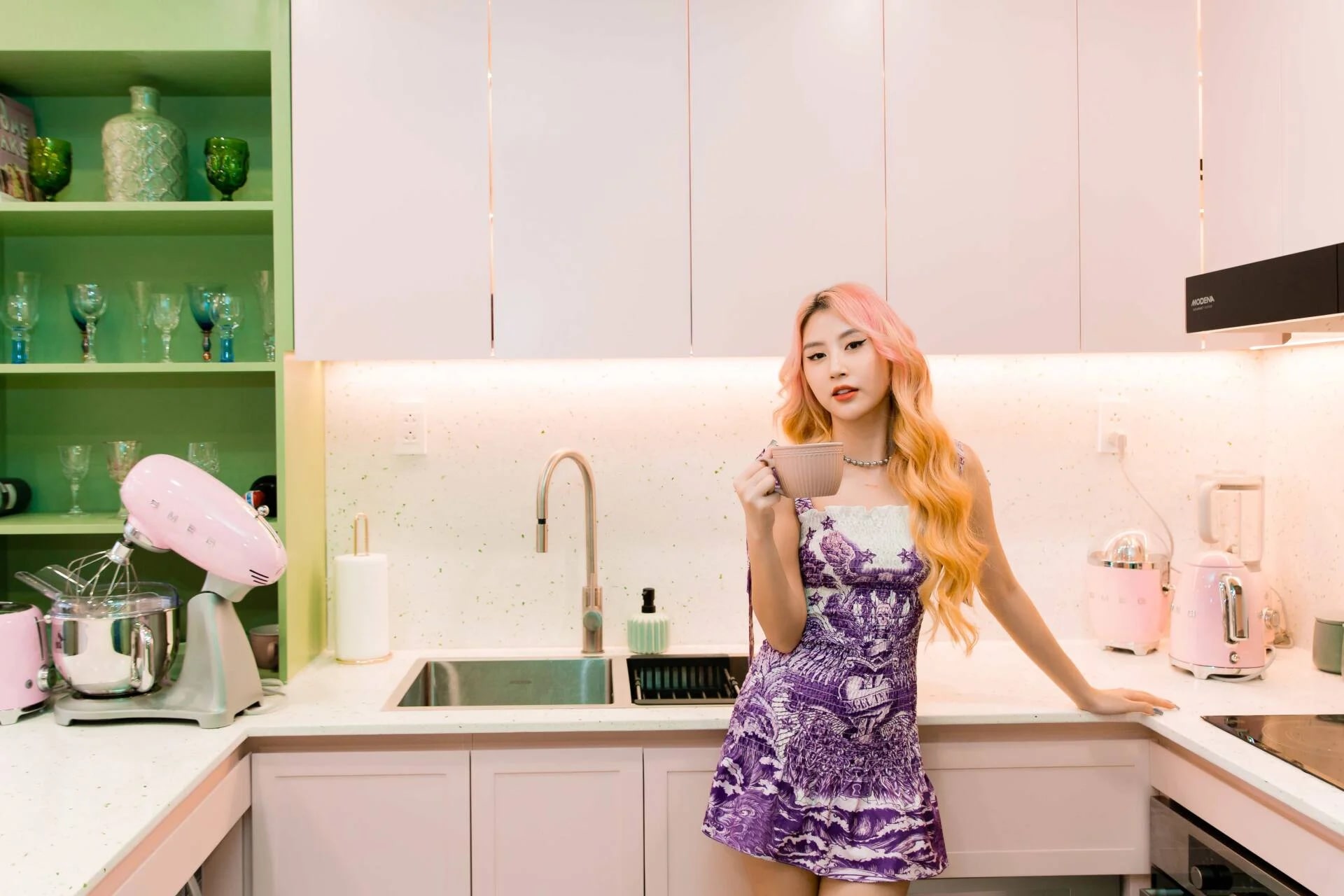 Bán penthouse 12 tỷ, Quỳnh Anh Shyn tậu căn hộ mới: Xịn xò, "nghệ" gấp N lần - Ảnh 4.