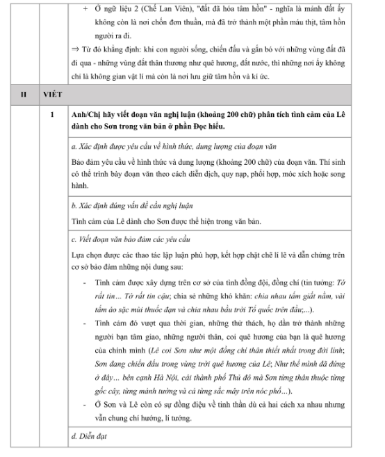 MỚI NHẤT - Đề và gợi ý đáp án môn Ngữ văn kỳ thi tốt nghiệp THPT 2025, sĩ tử 'soi' ngay đáp án - Ảnh 4.