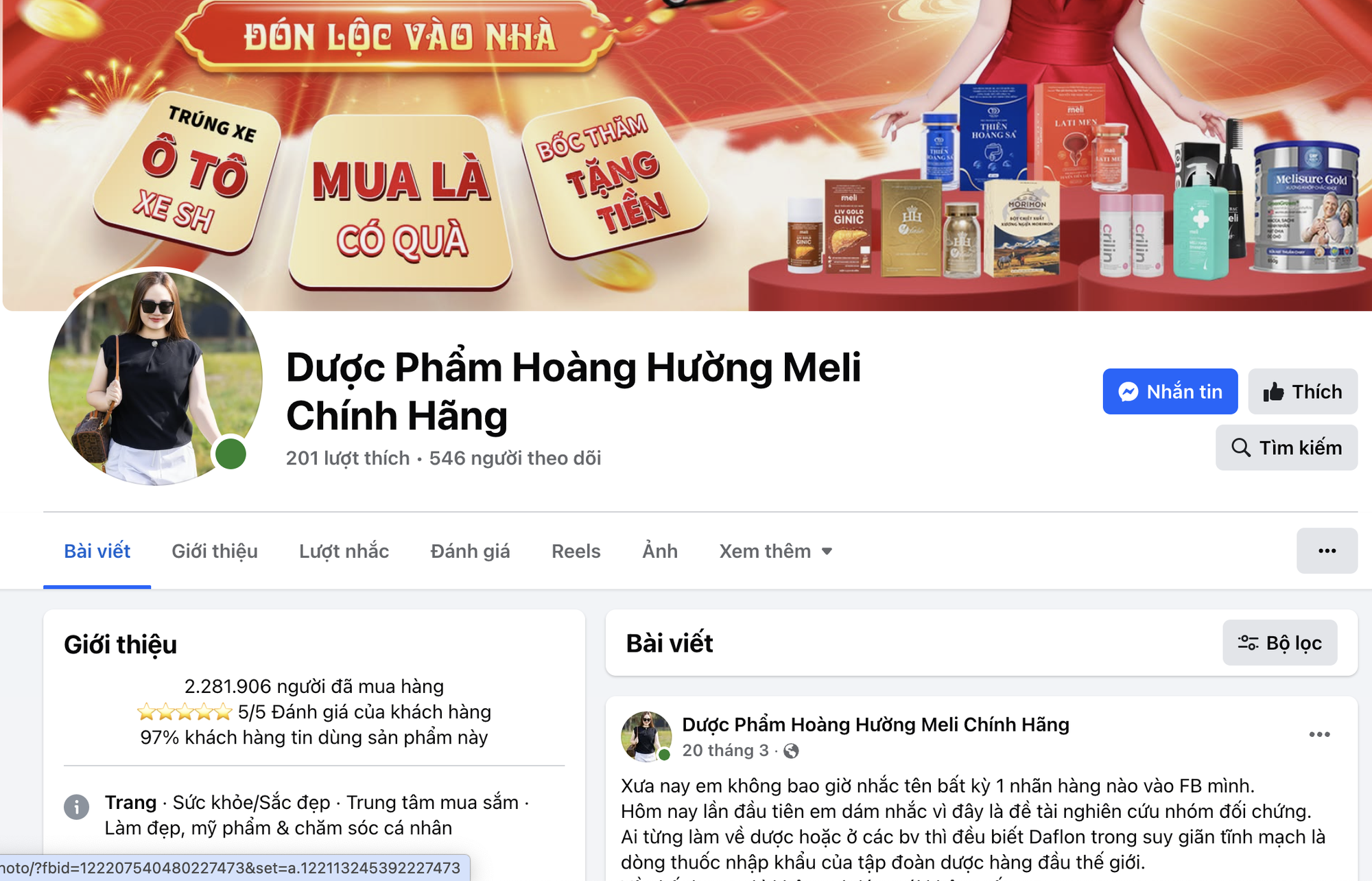 Dược phẩm Hoàng Hường Meli chính hãng, Ngân 98, Ngân Collagen, bị nhắc tên - Ảnh 2.