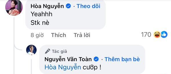 Hoà Minzy-Văn Toàn đẹp đôi sánh vai, netizen soi lời nhắn "ám muội" trên mức tình bạn - Ảnh 2. Hoà Minzy-Văn Toàn đẹp đôi sánh vai, netizen soi lời nhắn "ám muội" trên mức tình bạn - Ảnh 2.
