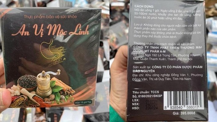 Cảnh báo khẩn về sản phẩm An vị Mộc Linh- Ảnh 1.