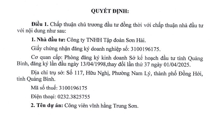 Tập đoàn Sơn Hải xây dựng công viên vĩnh hằng ở quê nhà 2 Tập đoàn Sơn Hải xây dựng công viên vĩnh hằng ở quê nhà