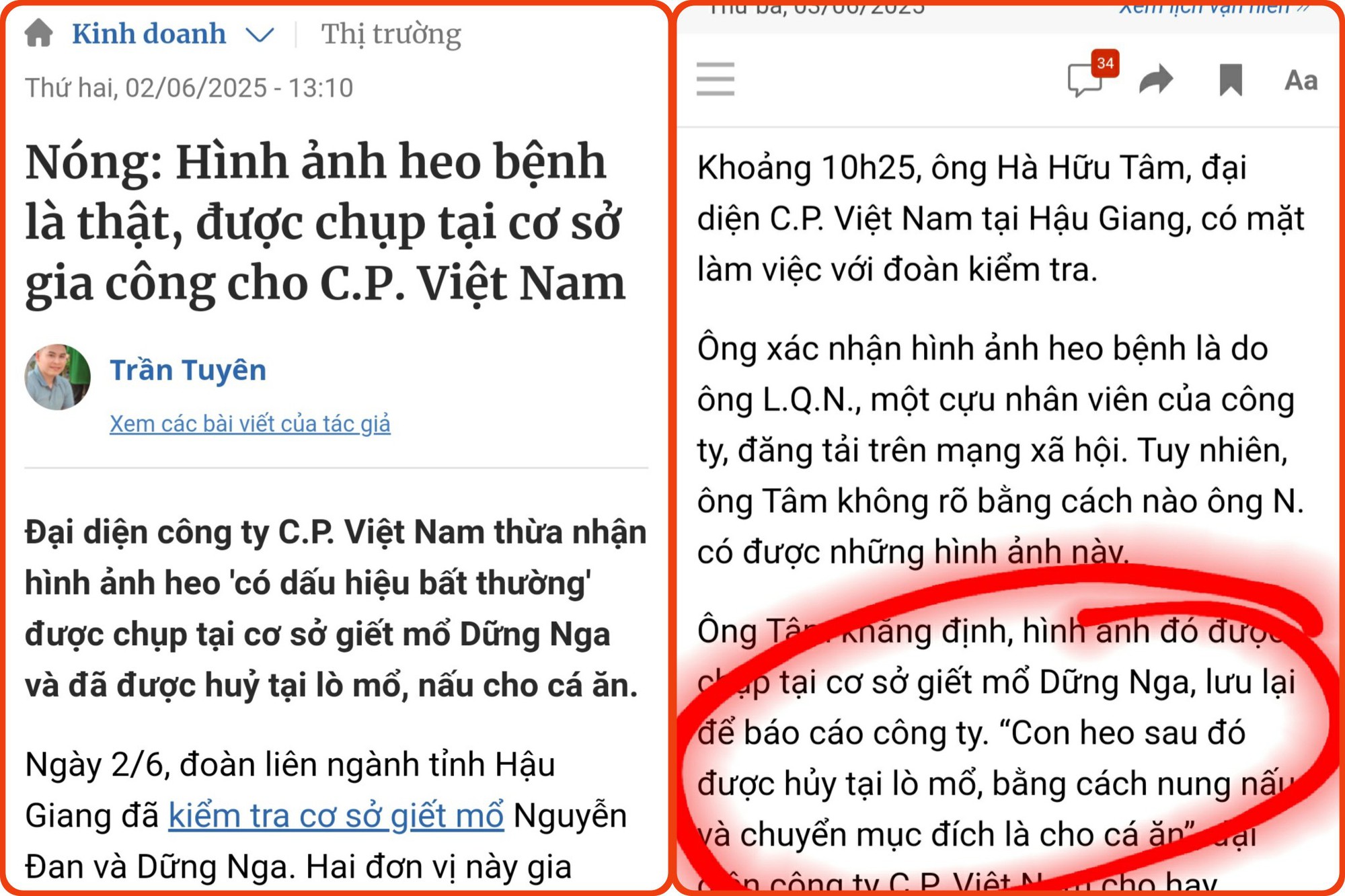 Thịt lợn bệnh làm thức ăn cho cá, chỉ cần "nấu lên là xong": Chuyên gia nói gì? - Ảnh 2.