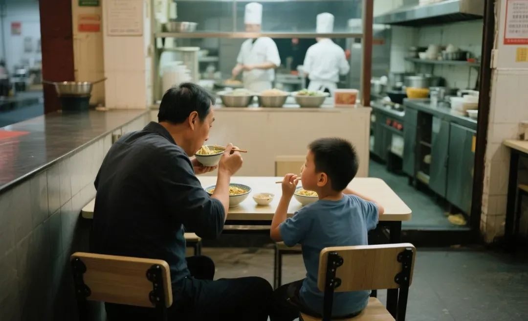 Hai cha con ăn một bát mì, vừa quay lưng đi, chủ quán thốt lên: "Ông bố này chắc chẳng vào nổi viện dưỡng lão!"- Ảnh 1. Hai cha con ăn một bát mì, vừa quay lưng đi, chủ quán thốt lên: "Ông bố này chắc chẳng vào nổi viện dưỡng lão!"- Ảnh 1.