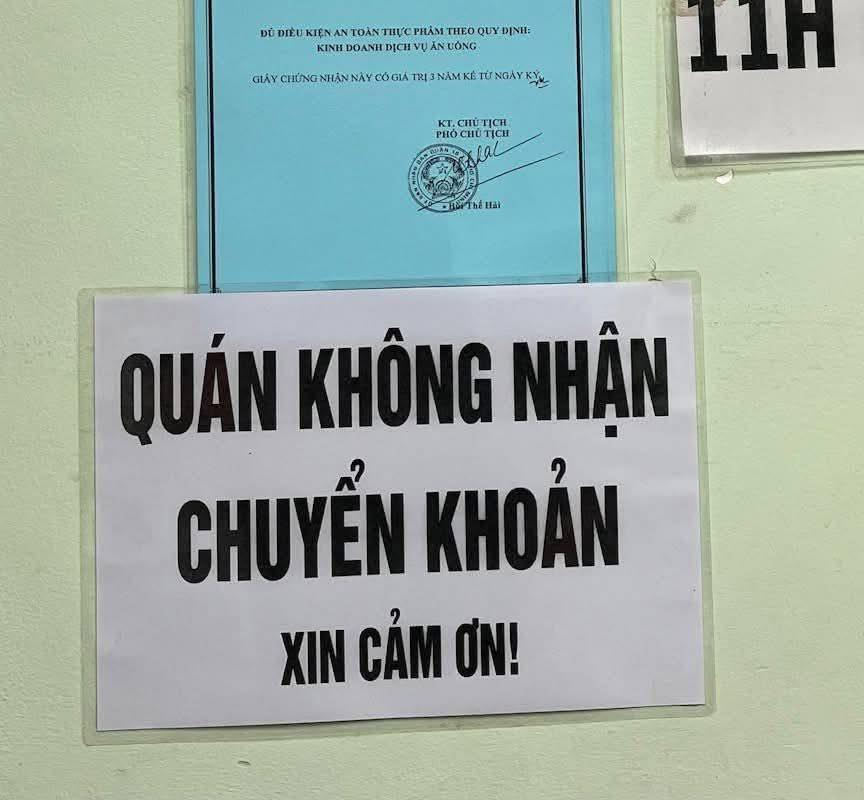 Chi cục Thuế Khu vực I gửi thư ngỏ đến cơ sở kinh doanh chỉ nhận tiền mặt nhằm “né thuế” - Ảnh 1.