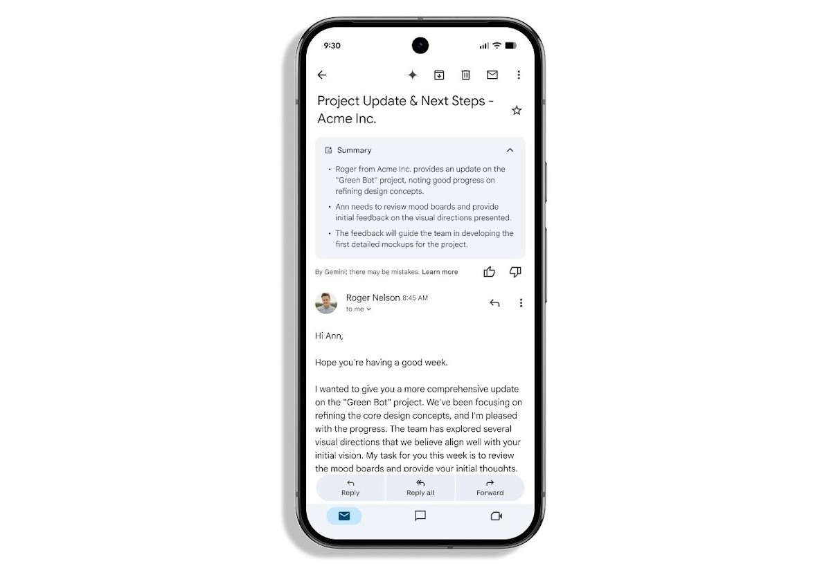 Người dùng Gmail ngày càng nhàn hơn nhờ AI nâng cấp - Ảnh 1. Người dùng Gmail ngày càng nhàn hơn nhờ AI nâng cấp - Ảnh 1.