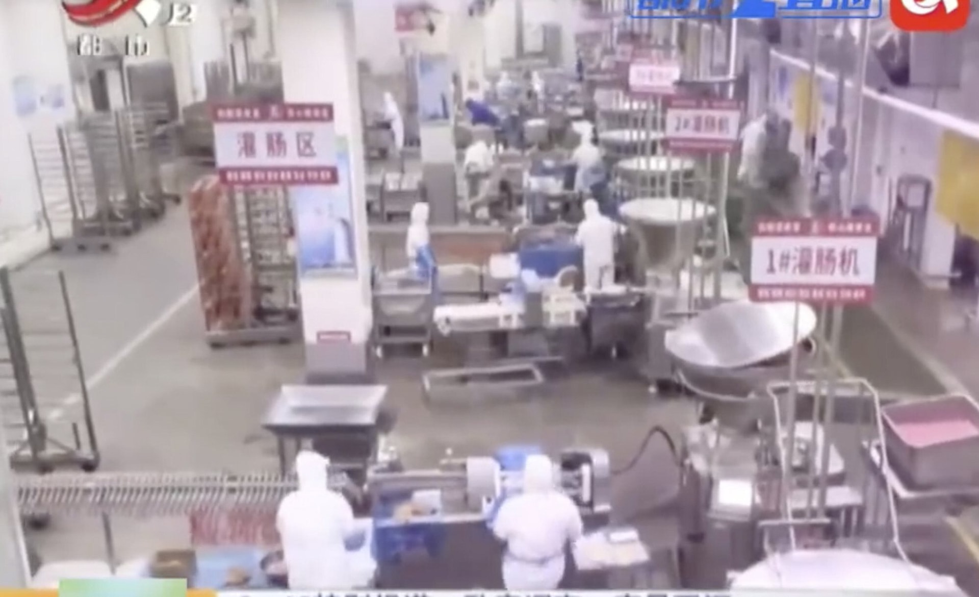 Thực trạng bẩn "ngoài sức tưởng tượng" trong nhà máy giết thịt 2.000 con lợn/ngày ở Trung Quốc: Giặt khăn bằng nước bẩn để lau xúc xích, nhặt miếng thịt rơi xuống sàn mang đi đóng gói cho khách...- Ảnh 1.