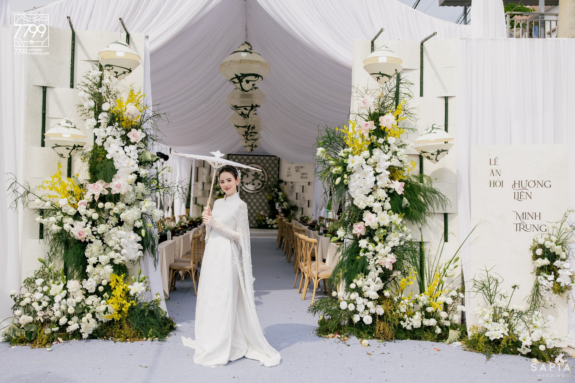 Trọn vẹn đám hỏi của Hương Liên và thiếu gia điển trai: Từng chi tiết đều hướng về cô dâu- Ảnh 3. Trọn vẹn đám hỏi của Hương Liên và thiếu gia điển trai: Từng chi tiết đều hướng về cô dâu- Ảnh 3.