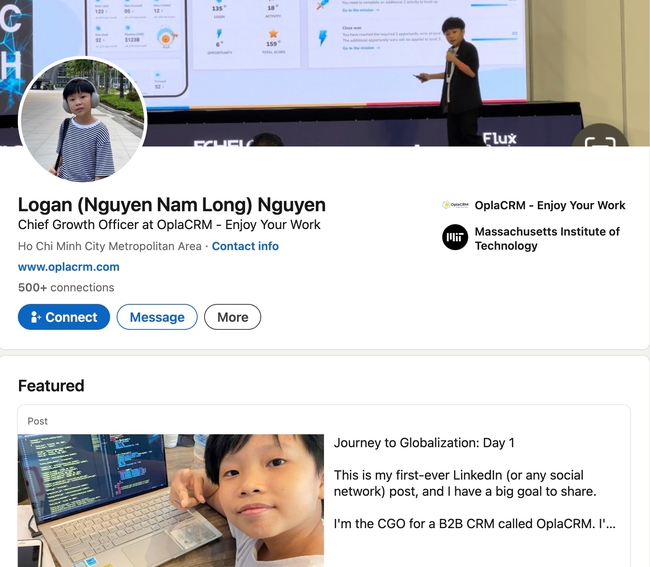 Cậu bé ở TP.HCM đang khiến các anh chị 10x, 9x lo mất ăn mất ngủ: 13 tuổi đã làm Giám đốc, profile đỉnh cỡ nào?- Ảnh 2.