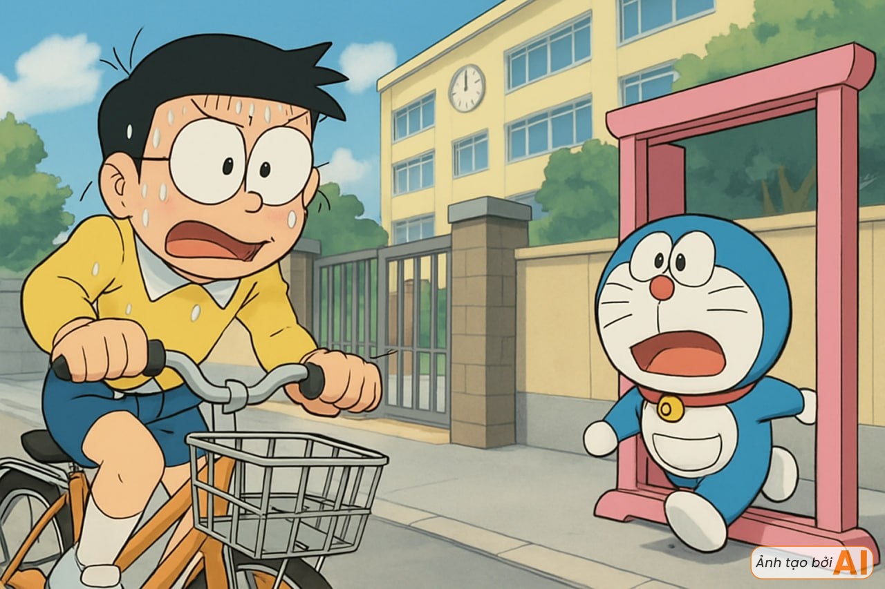 Nếu nhóm bạn Doraemon đi thi vào lớp 10: Nobita quên thẻ dự thi, Jaian khoanh bừa và có một người nắm chắc vị trí thủ khoa- Ảnh 3.