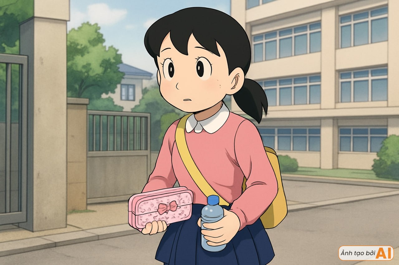 Nếu nhóm bạn Doraemon đi thi vào lớp 10: Nobita quên thẻ dự thi, Jaian khoanh bừa và có một người nắm chắc vị trí thủ khoa- Ảnh 11.