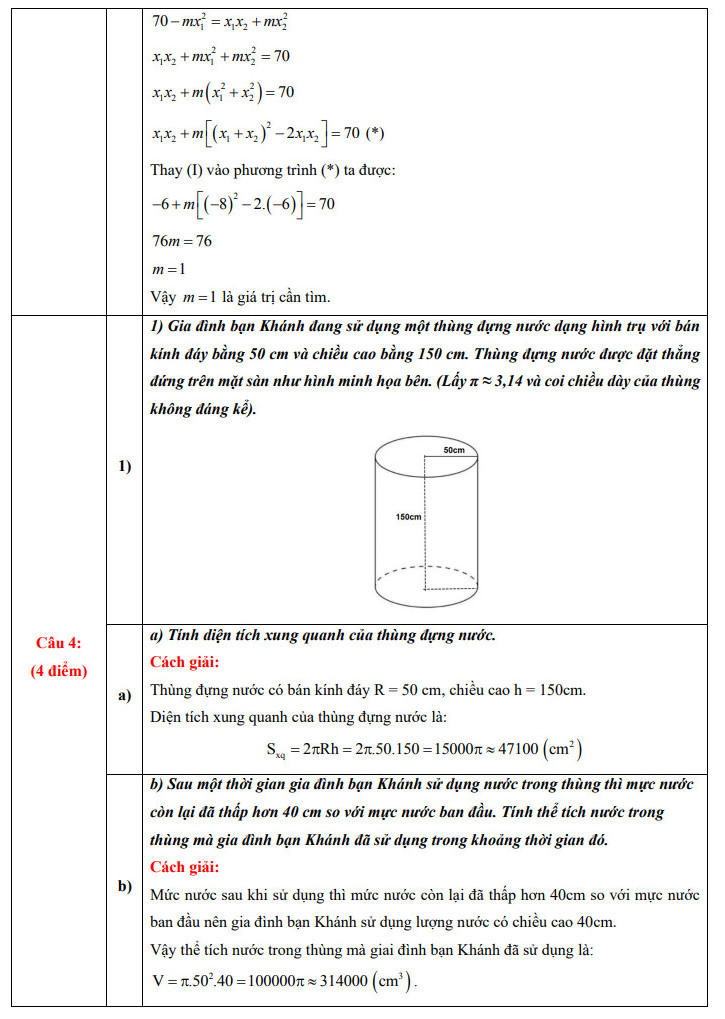 CẬP NHẬT: Đề thi và đáp án tham khảo môn Toán thi vào lớp 10 2025 Hà Nội- Ảnh 7.