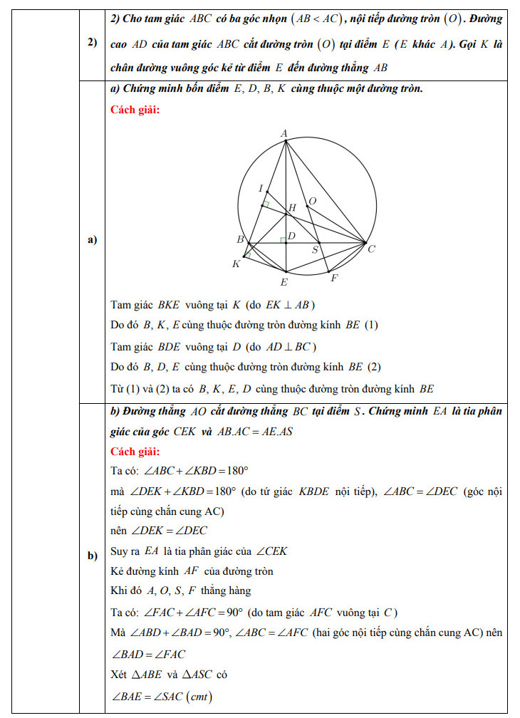 CẬP NHẬT: Đề thi và đáp án tham khảo môn Toán thi vào lớp 10 2025 Hà Nội- Ảnh 8.