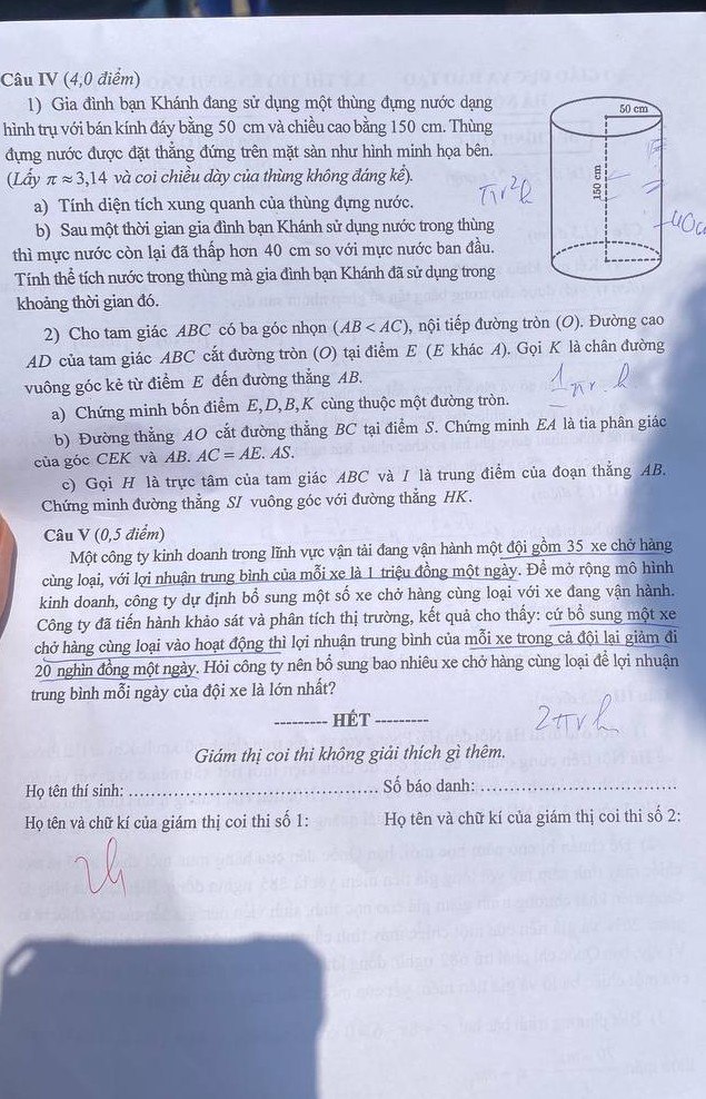 CẬP NHẬT: Đề thi và đáp án tham khảo môn Toán thi vào lớp 10 2025 Hà Nội- Ảnh 2.