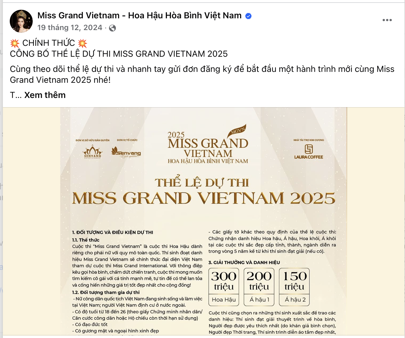 Sau bê bối của Thuỳ Tiên, khai tử Hoa hậu Hoà bình Việt Nam?