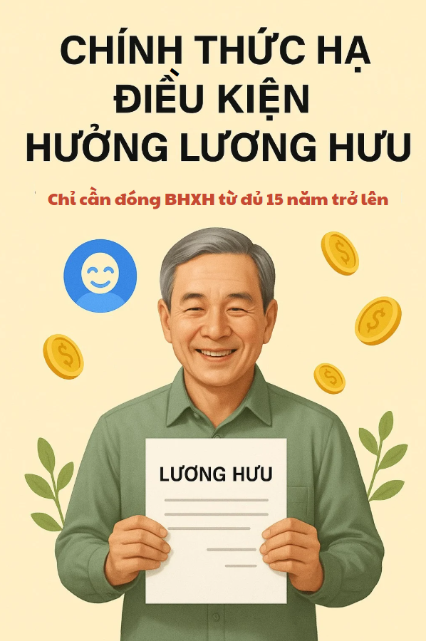 Chính thức hạ điều kiện hưởng lương hưu từ nay, hàng chục triệu lao động đón tin vui- Ảnh 1.