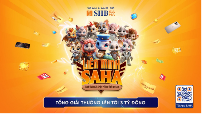 Vừa là khách hàng, vừa là game thủ trên app SHB SAHA, bạn đã thử chưa? - Ảnh 1.