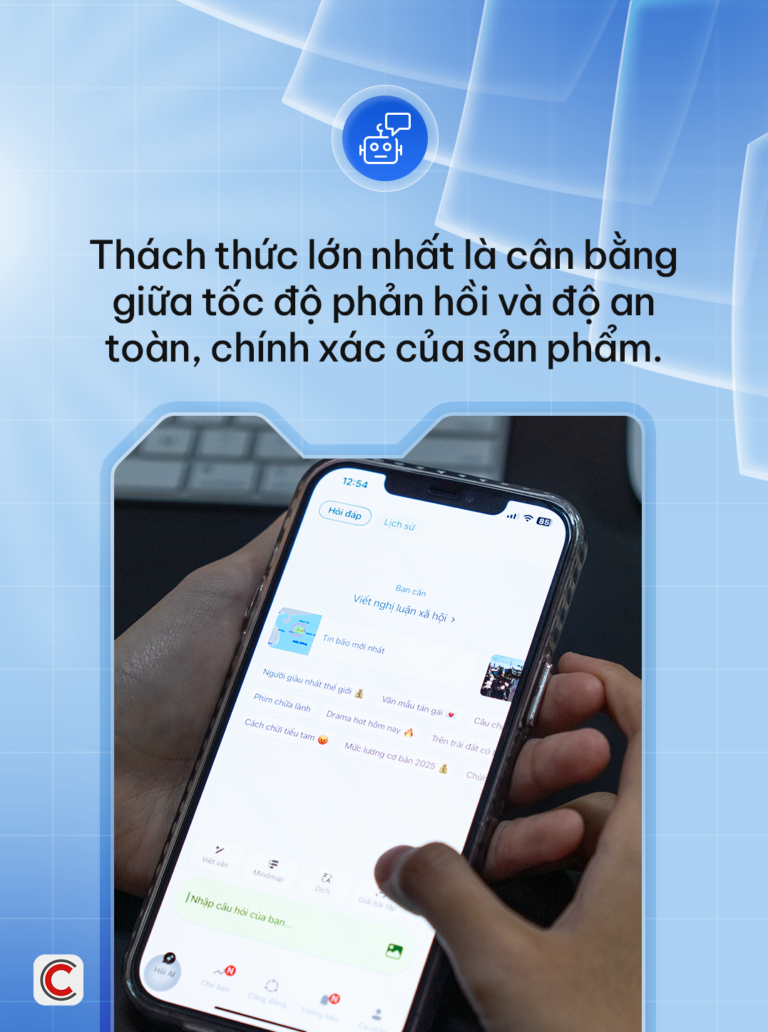 Từ 100 triệu câu hỏi đến gọi vốn triệu đô: Startup Việt ‘đi ngược dòng’ với AI miễn phí, không quốc tế hoá- Ảnh 3. Từ 100 triệu câu hỏi đến gọi vốn triệu đô: Startup Việt ‘đi ngược dòng’ với AI miễn phí, không quốc tế hoá- Ảnh 3.
