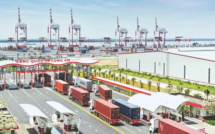 Cảng biển Long An đặt mục tiêu đạt 20 triệu tấn hàng hóa vào năm 2030 - Ảnh 1.