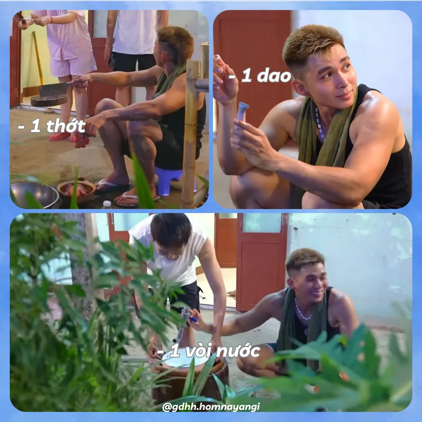 Rời Bản Liền, Gia đình Haha ghé miền Trung nắng gió: Những bữa cơm 'giông bão' và 'kiếp nạn' vào bếp của Jun Phạm- Ảnh 3.