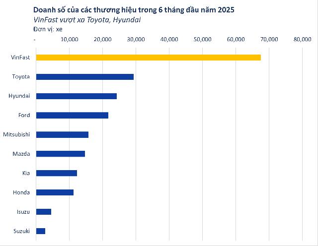 Ông Phạm Nhật Vượng tuyên bố chiếm 40% thị phần ô tô Việt Nam 2025 - nửa đầu năm VinFast 'chạy deadline' đến đâu?- Ảnh 2.