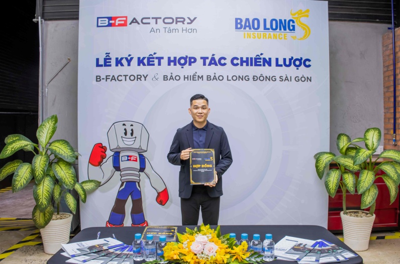 B-Factory và Bảo Hiểm Bảo Long Đông Sài Gòn ký kết hợp tác - Ảnh 1.