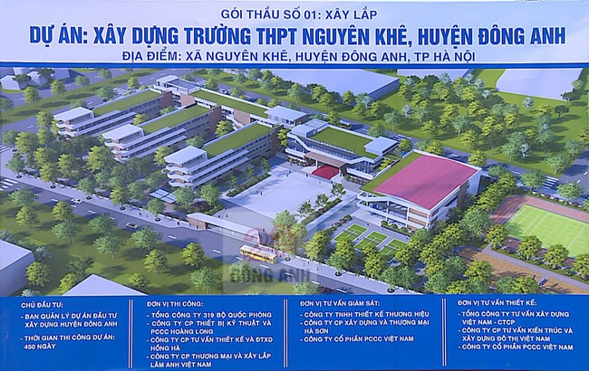 Cận cảnh 1 trong 2 trường THPT mới ở Hà Nội, sẽ thông báo tuyển sinh trong vài ngày tới: Diện tích hơn 25.000m2, được đầu tư hơn 200 tỷ