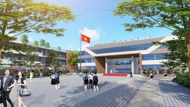 Cận cảnh 1 trong 2 trường THPT mới ở Hà Nội, sẽ thông báo tuyển sinh trong vài ngày tới: Diện tích hơn 25.000m2, được đầu tư hơn 200 tỷ