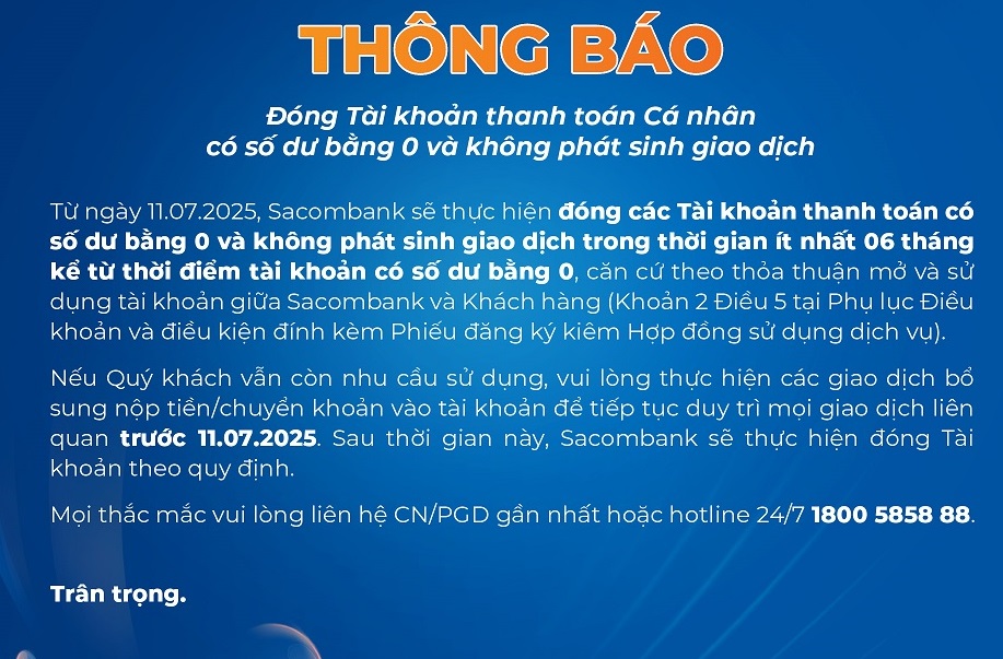 Hàng loạt tài khoản ngân hàng sẽ bị đóng vĩnh viễn nếu không đáp ứng điều kiện này: Người dân chú ý