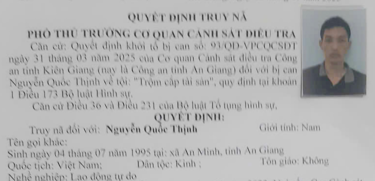 Truy nã đối tượng trộm 17kg khô mực- Ảnh 1.
