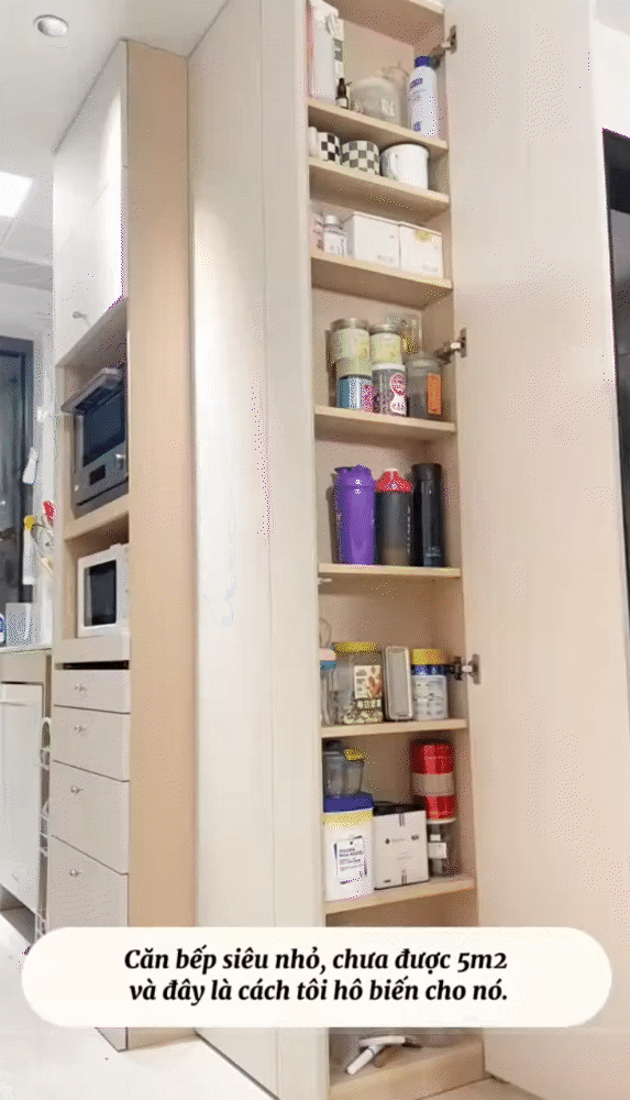 Căn bếp vẻn vẹn 5m2 nhưng "vi diệu" đến mức chị em phải bất ngờ đến từng chi tiết - Ảnh 6.