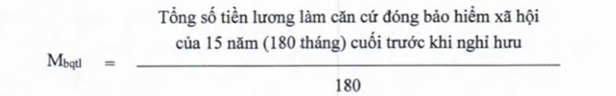 Chi tiết công thức tính bình quân mức lương đóng BHXH để tính lương hưu theo quy định mới - Ảnh 6.