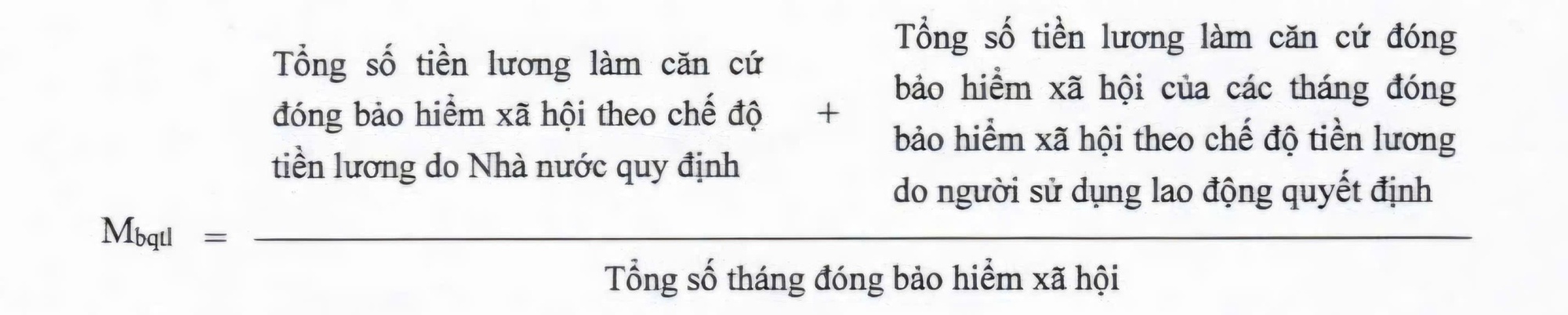 Chi tiết công thức tính bình quân mức lương đóng BHXH để tính lương hưu theo quy định mới - Ảnh 10.
