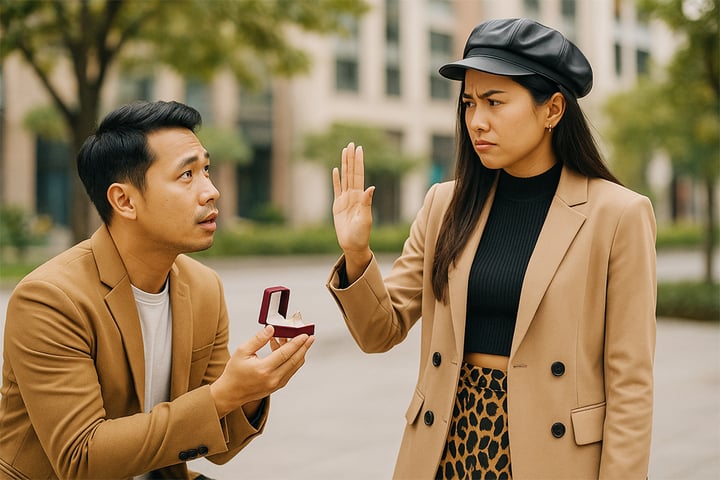 Tôi cầu hôn, bạn gái nói lương dưới 30 triệu đừng mơ cưới vợ